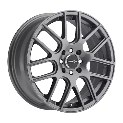 Vision 17x7.5 Wheel Gunmetal 426 Cross 5x4.25 +38mm Aluminum Rim • $230.48