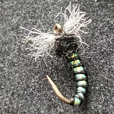 Fly Fishing Flies Nymph Midge Western Black Size 14 Custom Tied  • $12.66