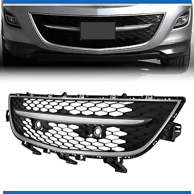 Front Bumper Grille With Chrome Surround Center Molding For Mazda CX-9 2010-2012 • $187.99