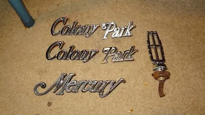 1979-87-1989-90-1991 Mercury Colony Park Wagon Emblem Lot. Hood Ornament Script • $29.99