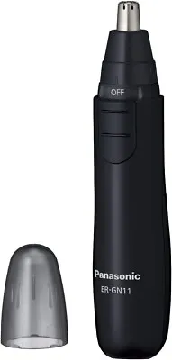 Panasonic Nose Ears Facial Hair Cutter Trimmer Dual Edge ER-GN11-K Black JAPAN • $21.60