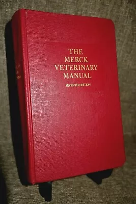 The Merck Veterinary Manual By Clarence Fraser (1991 Hardcover) • $14.50