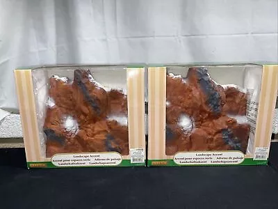 LEMAX Landscape Accent Small Village Mountain Backdrop & Trees #81013lot Of 2 • $84.99