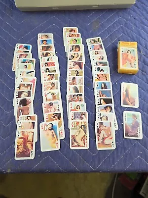 Vintage Miniature Adult Nude Playing Cards- Full 54 Card Deck Made In Hong Kong • $22.99