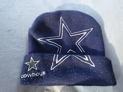 Vtg Dallas Cowboys Winter PomPom Beenie Ski Hat - Star • $27