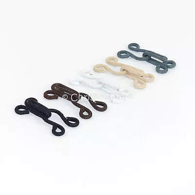 £3.29 • Buy Whitecroft Essentials Fur Hooks And Eyes Choice Of Colour & Quantity