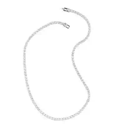 Cubic Zirconia CZ Tennis Necklace For Women Size 18 Ct 47.3 Birthday Gifts • $17.50