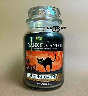 Yankee Candle Large Jar  Happy Halloween  Collectors Edition Black Licorice • £62.99