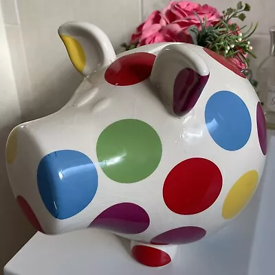 Giant Rainbow Spot Money Box Pig • $35