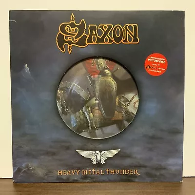 Saxon Heavy Metal Thunder 2002 Limited Edition Germany Picture Disc Vinyl LP • $74.99