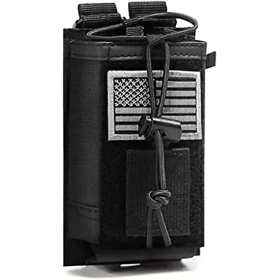 Tactical Radio Holder Radio Case Molle Radio Holster Military Radios Pouch Bag • $16.99