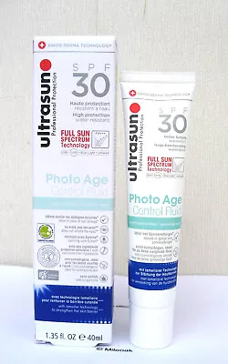 Ultrasun Photo Age Control Age Fluid PF30 40ml BNIB New • £22.25