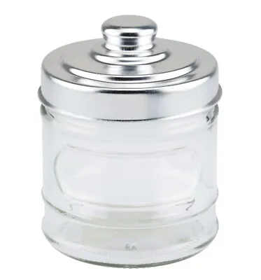 Classic Glass Storage Jars With Lids  Set Of 2 • $11.99