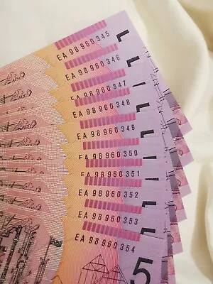 $88 • Buy Australia $5 Banknote 1998 Last Prefix EA Unc