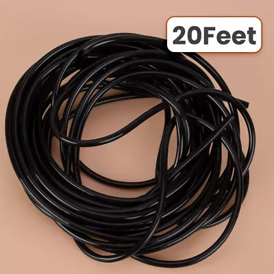 Car Black Universal Silicone Air Vacuum Hose Line Pipe Tube 20 Feet • $8.35