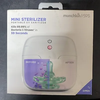 Munchkin Mini Sterilizer Portable UV Sanitizer • $10