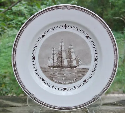 $29.99 • Buy Wedgwood  CHALLENGE   American Clipper Ship Series Creamware Plate Ca. 1950's