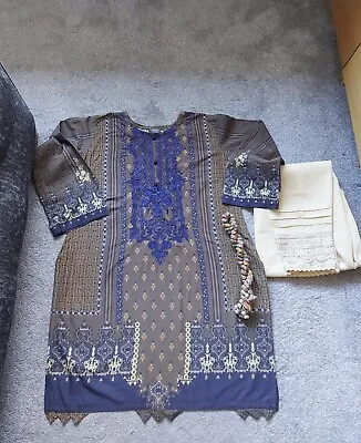£15 • Buy Size Large Asian Pakistani Indian Shalwar Kameez Dress Anarkali Brand New Unworn