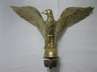 American Eagle 9 1/2  Spread Wings Gold Tone Mountable Figure Large • $15