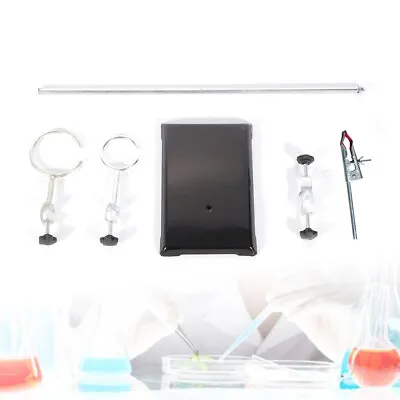 50CM Laboratory Stand And Clamp Lab Holder Support Fixing Clamp Pillar Clips Set • $20