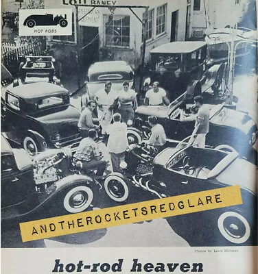 $39.99 • Buy 1951 HOT RODs RAce Sports CArs BONNEVILLE RAcing Vtg FlAtheAds SccA SctA Auto V8
