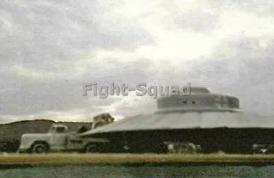 WW2 Picture Photo Captured  UFO Haunebu With Truck MKII In USA  2805 • $5.36