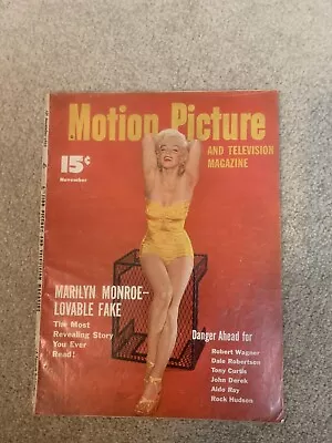 Marilyn Monroe Motion Picture And Television Magazine 1954 • $60