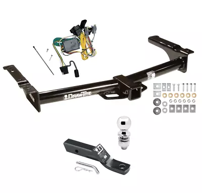 Trailer Tow Hitch For 92-94 Ford Van E150 E250 E350 W/ Wiring Kit & 2  Ball • $318.33