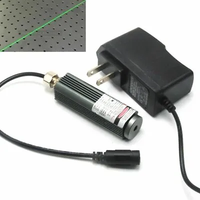 Industrial/Lab 532nm 50mW Green Line Laser Diode Module Locator 5V Adapter • £25.37