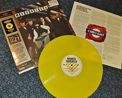 MADNESS *SEALED* ABSOLUTELY - HMV YELLOW VINYL LP - LIMITED EDITION Ska Cd KIX79 • £29.99