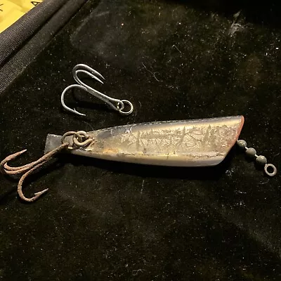 Vintage Old Fishing Lure Cut Plug  / Herring 3 3/4” Fishable • $3