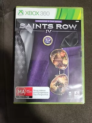 Saints Row IV 4 : Commander In Chief Edition - XBOX 360 Complete W/ Manual - PAL • $12