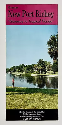 1960s Greater New Port Richey Tropical Florida Leisure Vintage Travel Brochure • $13.50