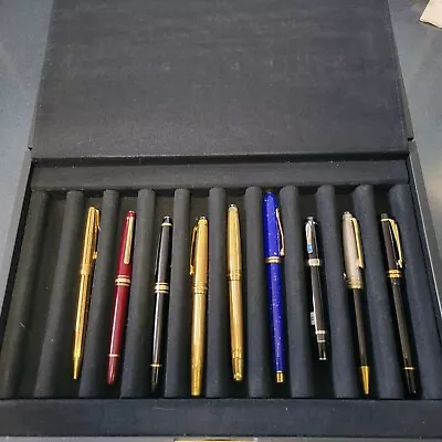 Montblanc Collectors Leather Storage Case  Case Only  Holds 20 Pens • $800