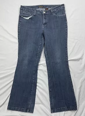 Zana Di Jeans Women's Sz. 16 Bootcut Cotton Blend Blue Mid Rise Denim • $10.99