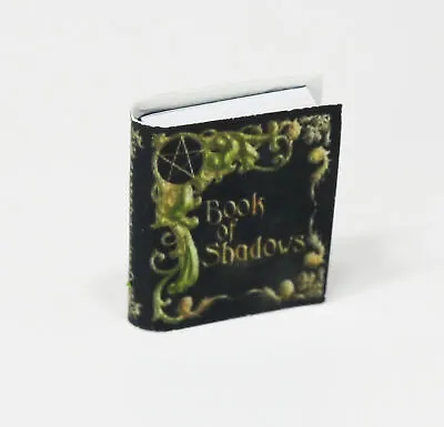 Dollhouse Miniature Halloween Witch Book Of Shadows  • $3.99