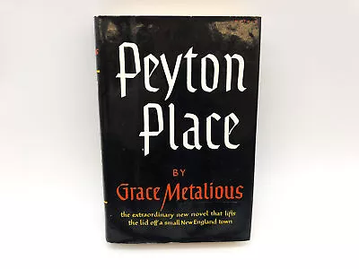 Peyton Place Grace Metalious 1956 Julian Messner Hardcover First Edition • $53.19