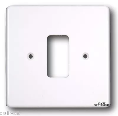 Crabtree 5571 Grid Switch Cover Plate - 1 Gang White • £5.45