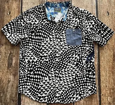 Modern Amusement 3d Geometric Black White Shirt Mens Size Xl New With Tags • $24.99