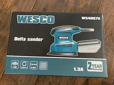 WESCO Compact 1.3A Mouse Detail Sander WS4067U NEW • $19