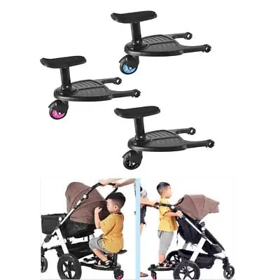 Baby Stroller Auxiliary Pedal Buggy Second Child Stroller Standing Plate Seat • £27.40