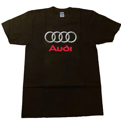 Audi Sports Logo New T-Shirt Cotton Clothing Men's All Color • $25