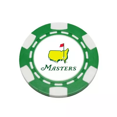 The Masters Augusta Golf Club Green Magnetic Clay Poker Chip Golf Ball Marker • $7.99