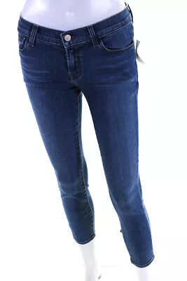 J Brand Womens Cotton Denim Low-Rise Skinny Leg Lovesick Jeans Blue Size 26 • $42.69