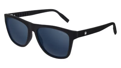 NEW Mont Blanc MB0062S-002 Black Sunglasses • $197.49