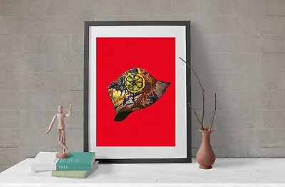 £5.49 • Buy A4 STONE ROSES BUCKET HAT RED PRINT ICON FILM ART RETRO POSTER Music CULTURE 