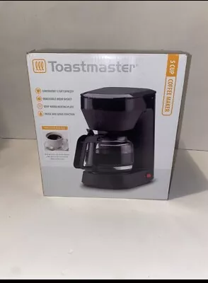 Toastmaster TM-544CMKL 5-Cup Coffee Maker - Black - Brand New • $9.99