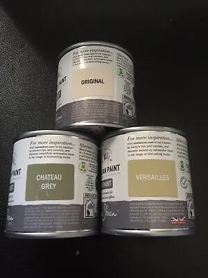 £32.90 • Buy Annie Sloan Chalk Paint-3 X Small Project Tins 120ml Ea-ChateauG, Old White Ori