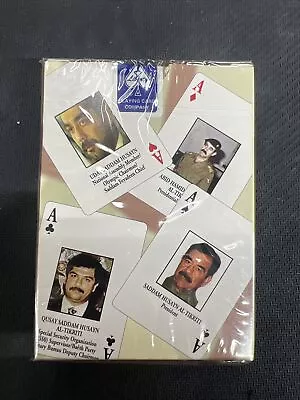 Iraqi Most Wanted Playing Cards Saddam  Iraq /Operation Enduring Freedom New • $14.99