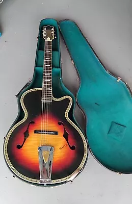 Vintage 1956 Ibanez Salvador Acoustic Archtop Guitar - Original Case • $700